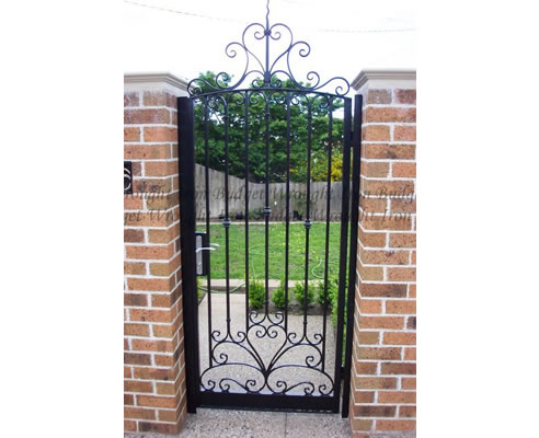 wrought iron gate