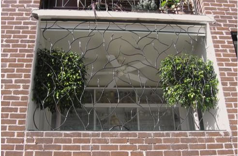 wrought iron security grilles