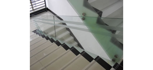 glass handrail