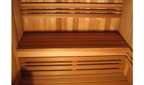 western red cedar timber sauna