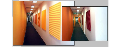 acoustic panels in office