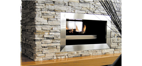 Double vision fire place