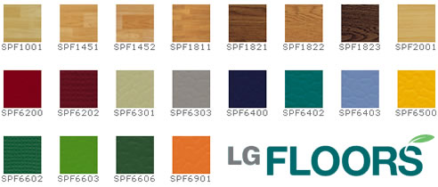 sports flooring colours