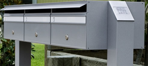 aluminium mailboxes