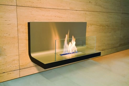 wall mounted fire