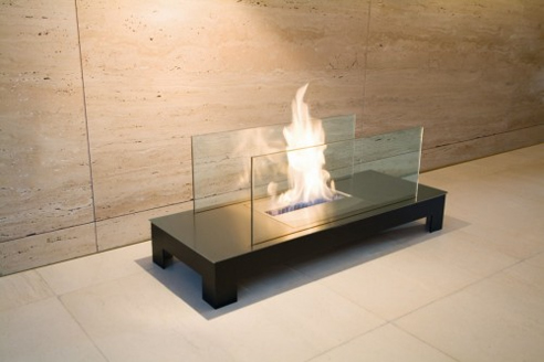 freestanding bio-ethanol fireplace