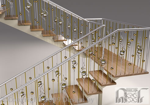 stainless steel staircase balustrade