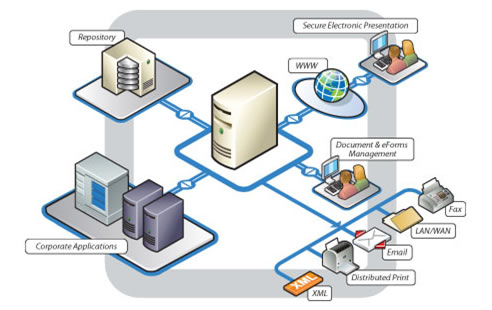 caylx software eform solutions illustration