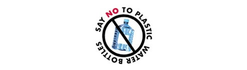 say no to plastic water bottles