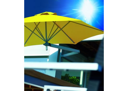 wall mounted shade umbrella