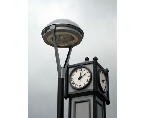 dome shaped street light