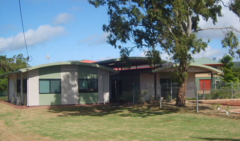 steel house framed in cape york