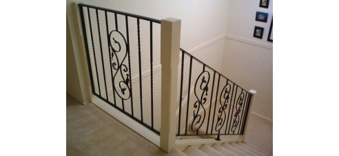 wrought iron staircase