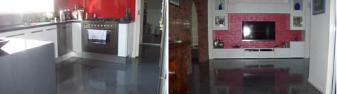 polished floors