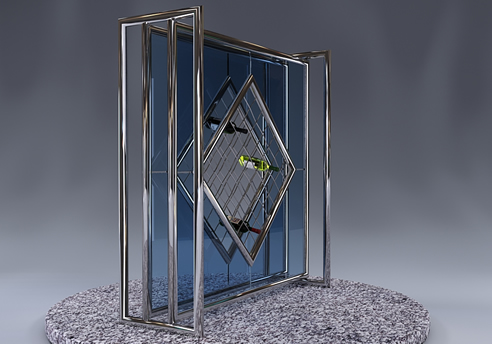 wine rack stainless steel