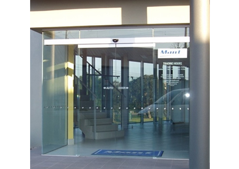 automatic glass door