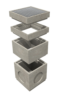 concrete pits and grates