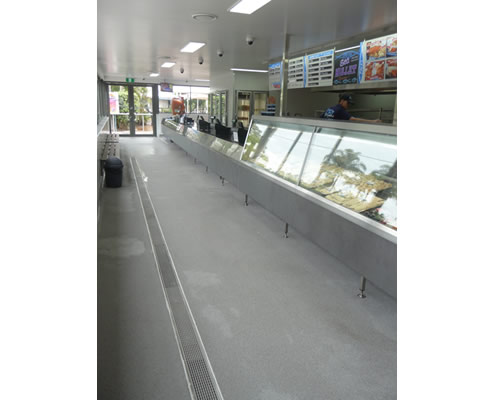 seafood store interior