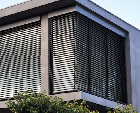 external aluminium venetians