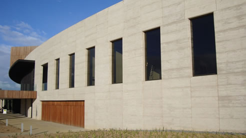 rammed earth building