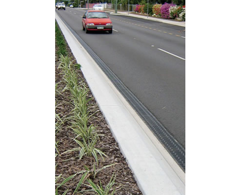 roadside trench drainage