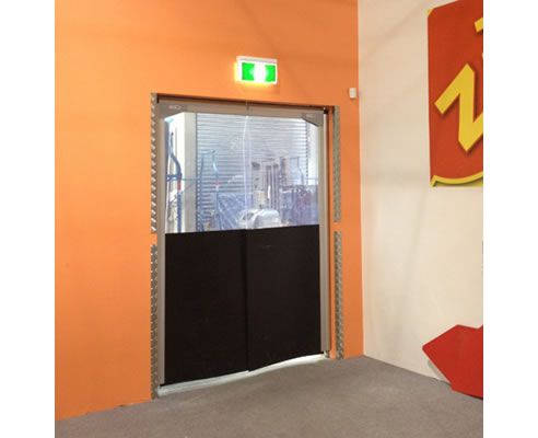 climate control swing door