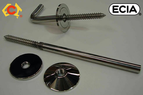coach screws and  brackets