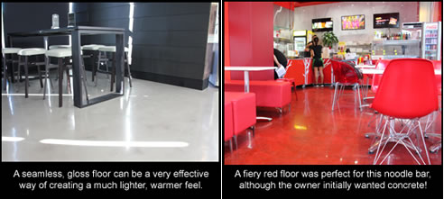 epoxy resin retail floors