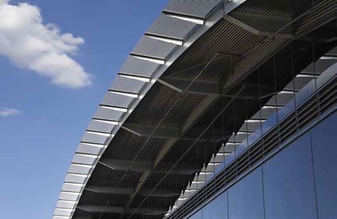 structure with galvanized steel