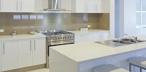 glass kitchen splashback