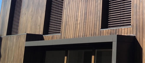 retractable exterior louvres