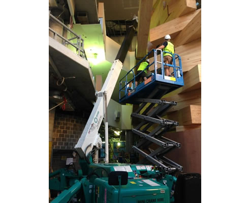 interior mini crane