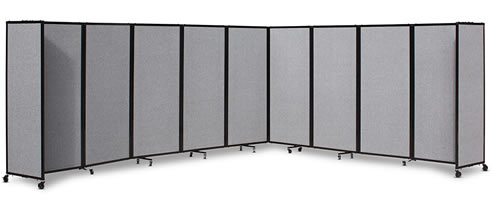 acoustic mobile room divider
