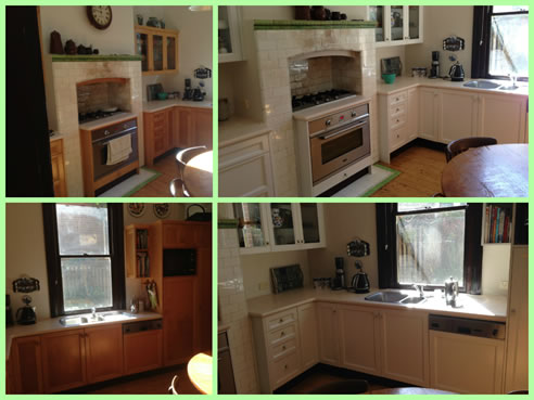 kitchen resurfacing before and after