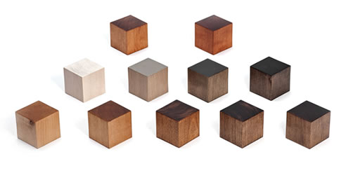 timber floor colour cubes
