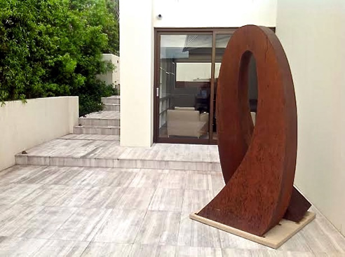 sculpture cor-ten steel