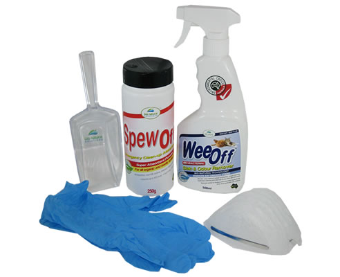 emesis cleaning kit