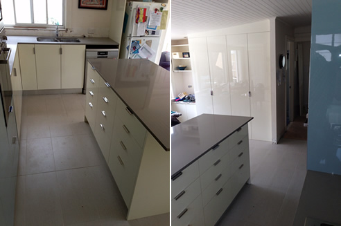 renovated kitchen