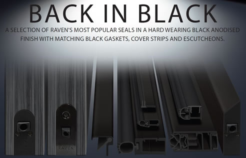 black anodised seals for windows and doors