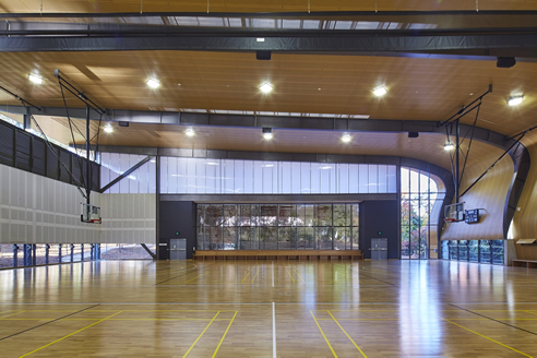 sports hall acoustic lining