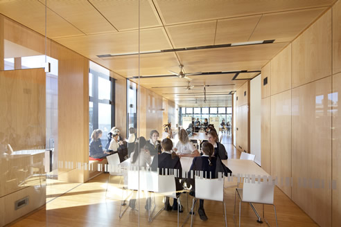 ravenswood school timber interior