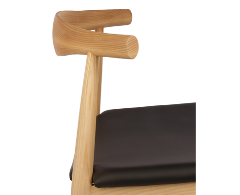 beech frame elbow chair