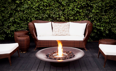 Ayre outdoor fire by EcoSmart Fire