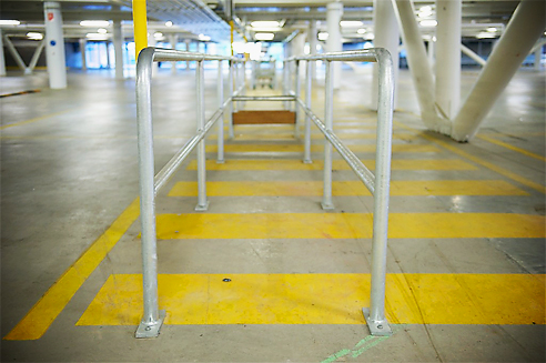 galvanised trolley bays by Stainform