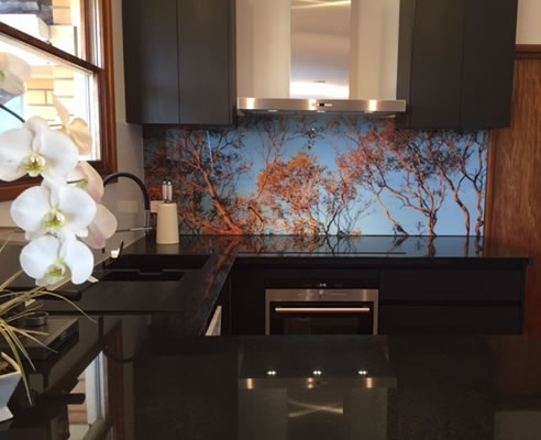 plexiglas printed splashback