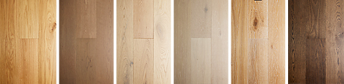 Bespoak Oak Flooring in Six Colours from Preference Floors