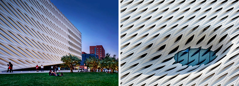 In-Ground LEDs for the Broad Museum by WE-EF