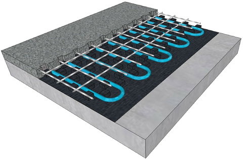 Slimline screed board from dPP Hydronic Heating