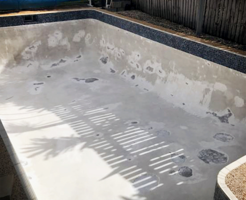 Pool resurface preparation