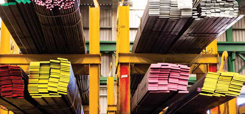 colour coded steel